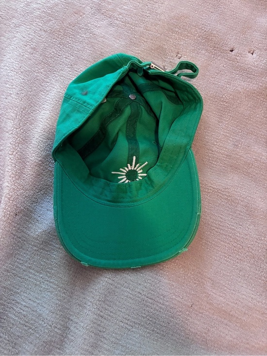 Offline by AERIE Green Sunshine Scribble Logo Hat